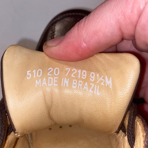 Johnston & Murphy sheepskin brown dress shoes size 9 1/2 with extra laces main image 12